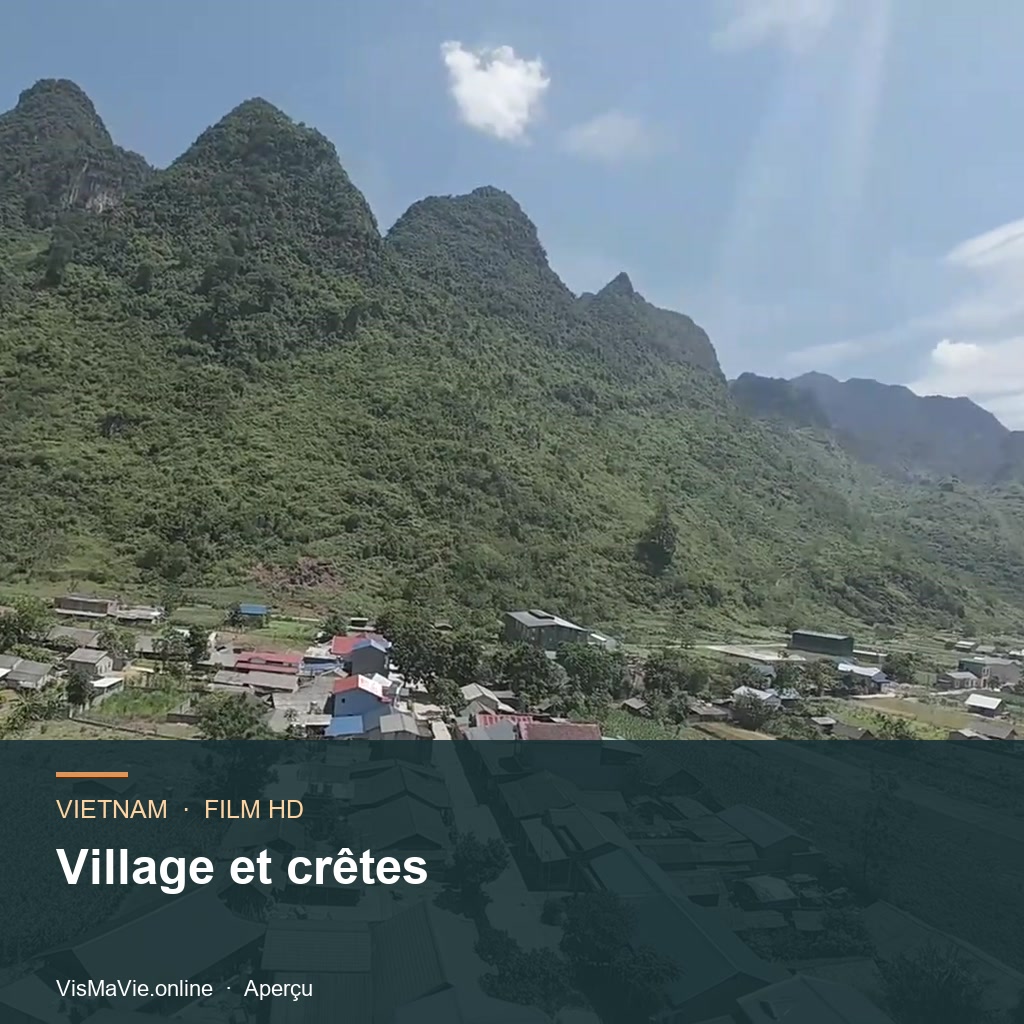 Vietnam — Village et crêtes | Film HD + 5 photos