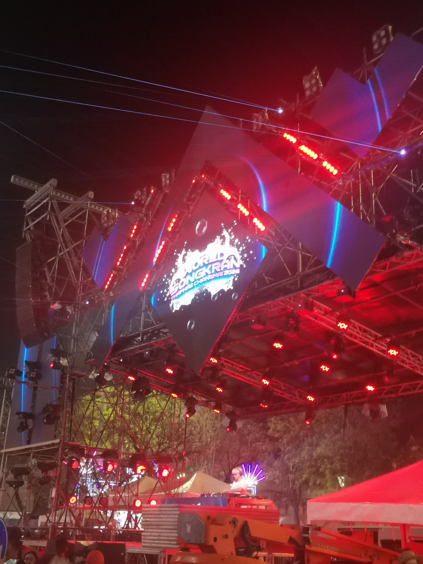 Scène de concert de Songkran